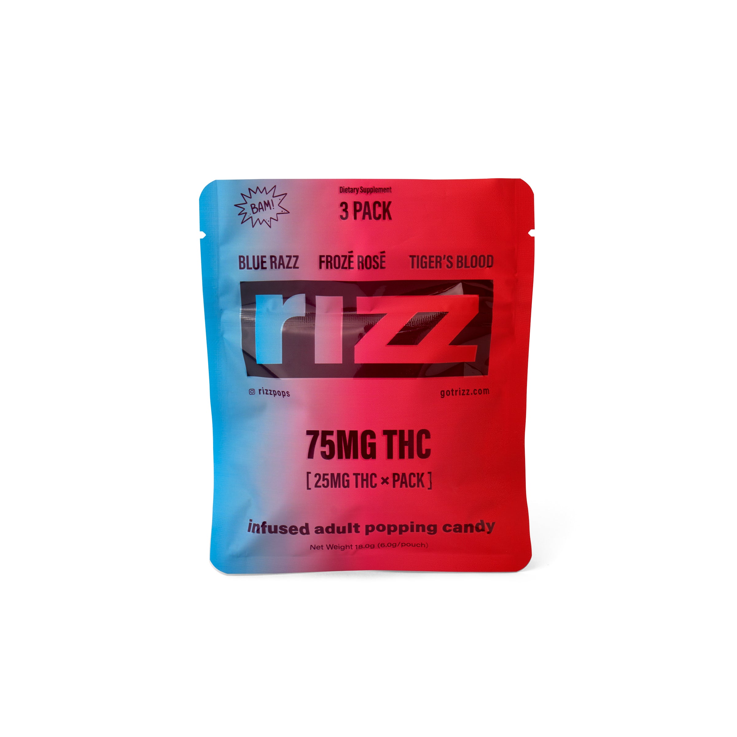 Rizz Cannabis-Infused Adult Popping Candy (3-Pack) – rizz